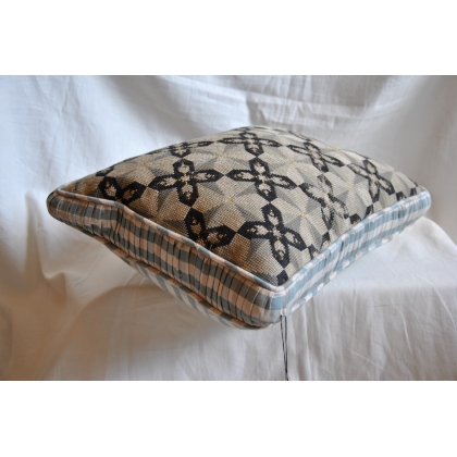 Cushion made from antique tapestry at  Moinat SA  - Antiques and home décor