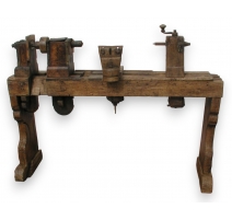 Wood lathe.