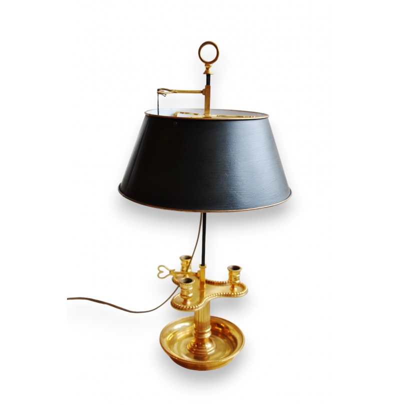  Lampe bouillotte style Louis XVI bronze sur  Moinat SA  - Antiquités décoration