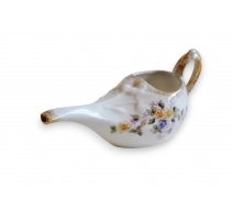 Canard de malade en porcelaine, décor