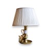  Bougeoir monté en lampe en laiton poli sur  Moinat SA  - Antiquités décoration