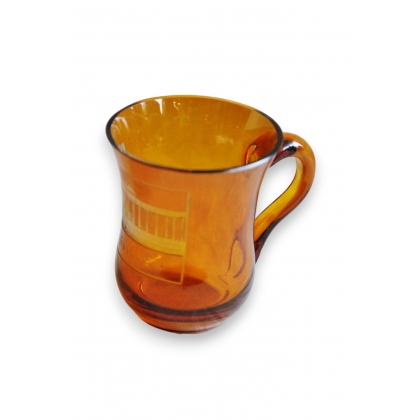 Tasse \"Sprudel\", en cristal taillé de