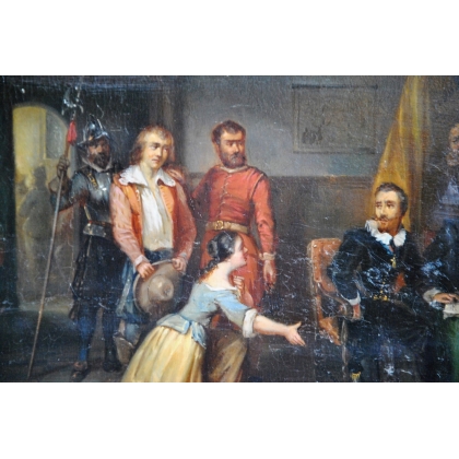 Paintings | Pair of paintings, ‘Historical Scene’, Moinat SA  – Antiques and home décor