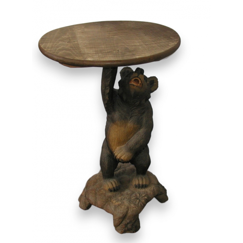 Bear centre table, Brienz. Tra