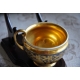 Tasse et sous-tasse en porcelaine décor
