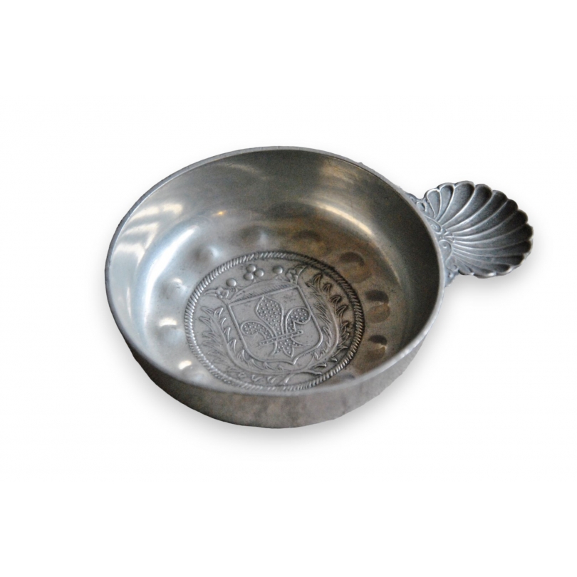 "Fleur de lys" pewter wine taster at Moinat SA – Antiques and home décor