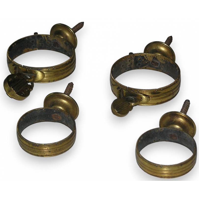 Set of 4 curtain brackets from Moinat SA – Antiques and home décor