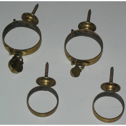 Set of 4 curtain brackets from Moinat SA – Antiques and home décor