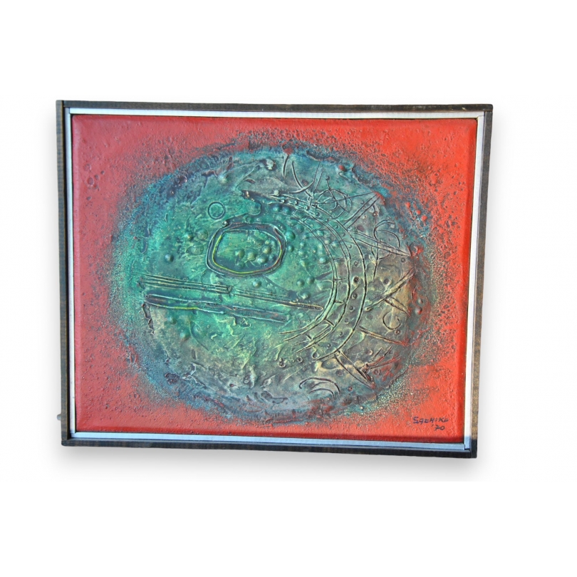 Paintings | Mixed media ‘Untitled’ by Moinat SA  – Antiques and home décor
