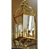 Hexagonal hanging lantern, Moinat SA style – Antiques and home décor
