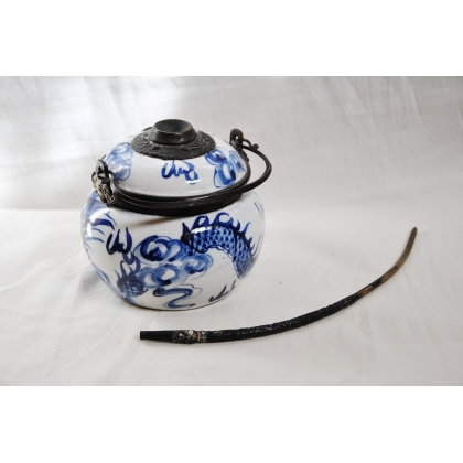 Pipe à eau ronde en porcelaine