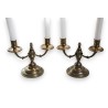  Paire de bougeoirs style Louis-Philippe sur  Moinat SA  - Antiquités décoration