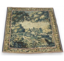 Tapestry "greenery with birds, trees and flowers".