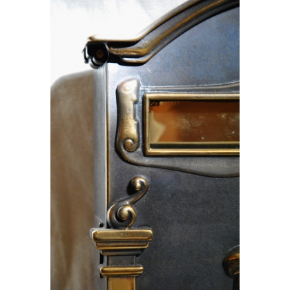 Blackened brass letterbox by Moinat SA – Antiques and home décor