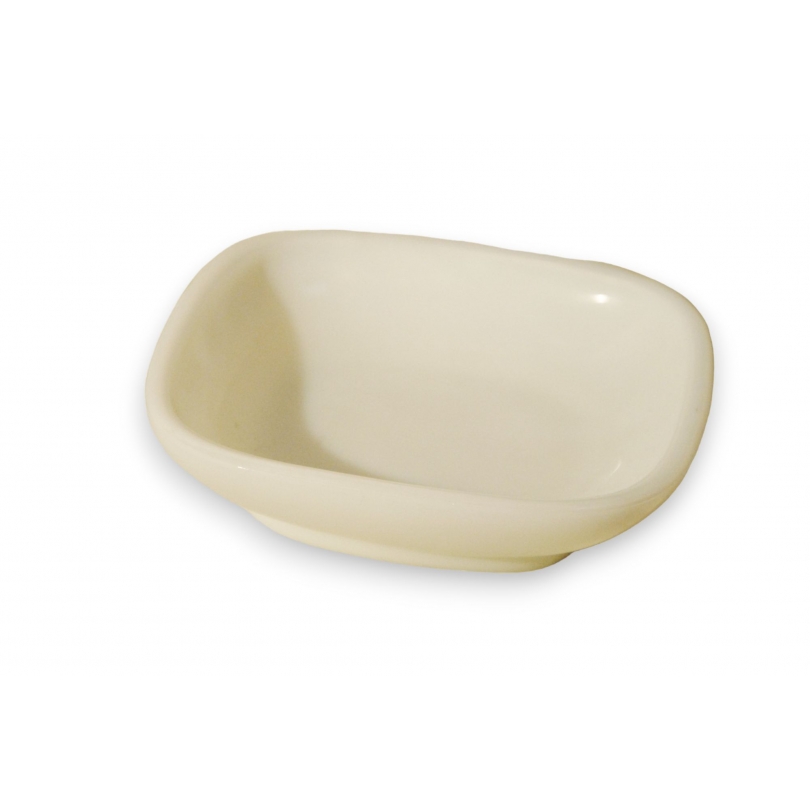  Vide poche carré en opaline blanche sur  Moinat SA  - Antiquités décoration