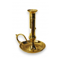 Bougeoir ajustable en laiton poli