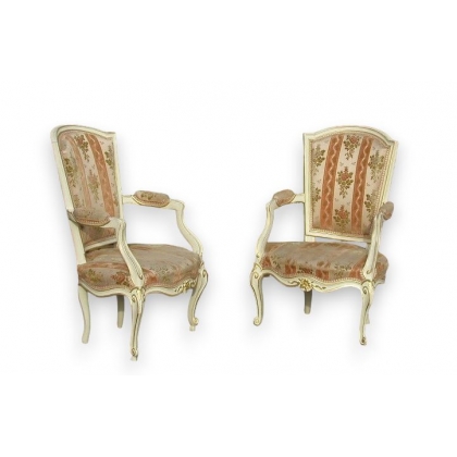 Paire de fauteuils Transition cabriolet.