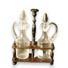 Glass oil and vinegar set by Moinat SA – Antiques and home décor