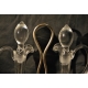 Service huile et vinaigre en verre et