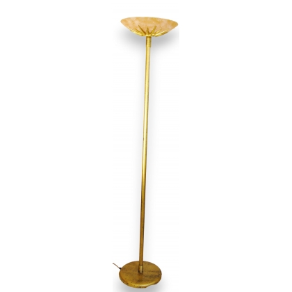  Lampadaire "Soleil" en laiton doré et sur  Moinat SA  - Antiquités décoration