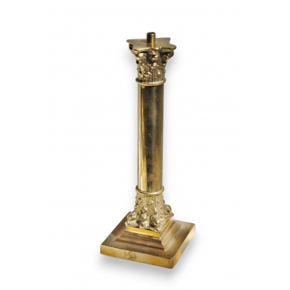  Colonne en laiton sur  Moinat SA  - Antiquités décoration