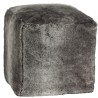  Pouf Cube en fausse fourrure sur  Moinat SA  - Antiquités décoration