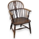 Fauteuil "Windsor" en chêne
