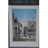 Coloured engraving "Das portal des" by Moinat SA – Antiques and decorative items – Engravings, lithographs