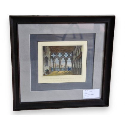 Coloured engraving "Ein theil der" by Moinat SA – Antiques and decorative items – Engravings, lithographs