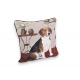 Coussin en tapisserie "Beagle"