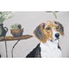 "Beagle" tapestry cushion at Moinat SA – Antiques and home décor