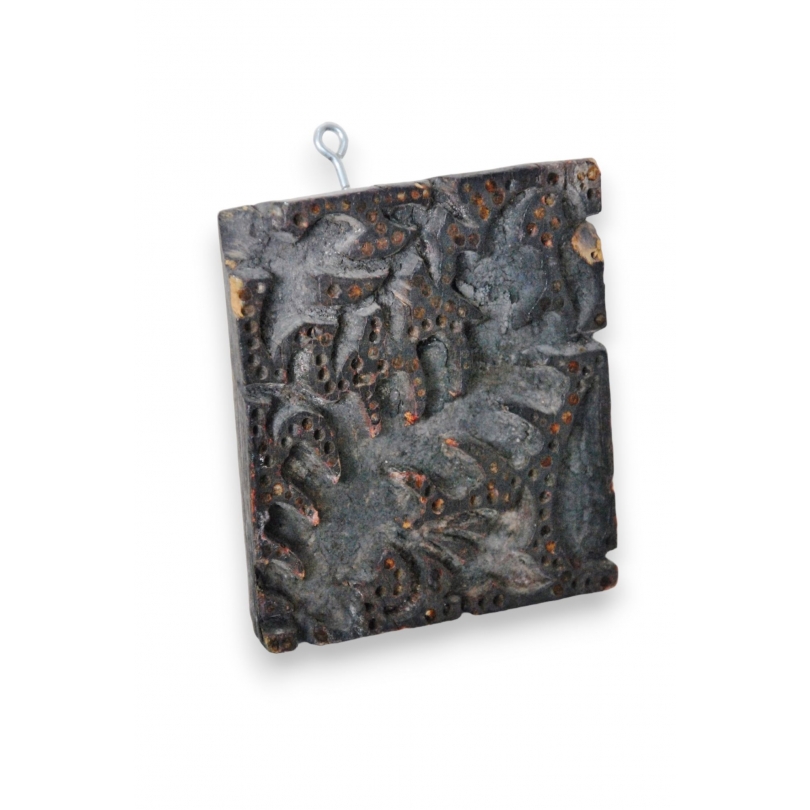 Printing plate for the square fabric at  Moinat SA  - Antiques and home décor