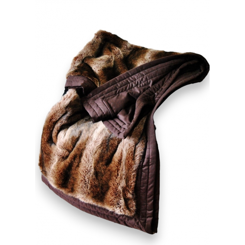 "Matarol" faux fur throw at Moinat SA – Antiques and home décor