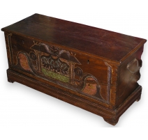Safety deposit box, thai wood carved decor