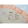 Oval cushion made from antique tapestry at  Moinat SA  - Antiques and home décor