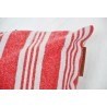 Red and grey striped "Lexington" cushion at Moinat SA – Antiques and home décor