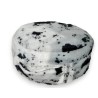 Black faux cowhide pouffe by Moinat SA – Antiques and home décor