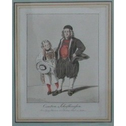Pair of engravings entitled ‘Costumes’.  by Moinat SA  – Antiques and decorative arts –  Engravings, lithographs