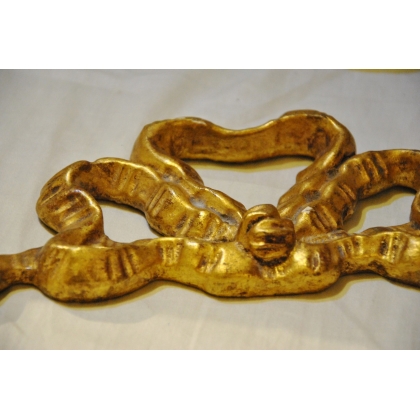 "Bow" carved wooden door lintel at  Moinat SA  - Antiques and home décor