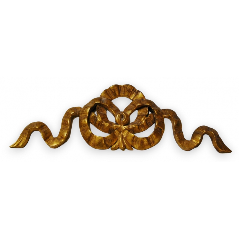 "Bow" carved wooden door-top at Moinat SA – Antiques and home décor