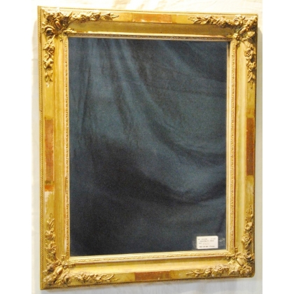  Miroir rectangulaire Napoléon III doré sur  Moinat SA  - Antiquités décoration
