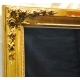 Miroir rectangulaire Napoléon III doré