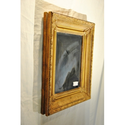  Miroir rectangulaire en bois doré sur  Moinat SA  - Antiquités décoration