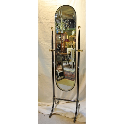  Psyché en laiton finition canon de sur  Moinat SA  - Antiquités décoration