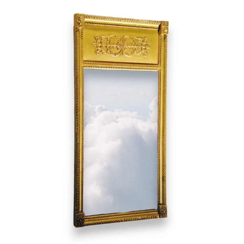  Miroir Empire en bois doré sur  Moinat SA  - Antiquités décoration