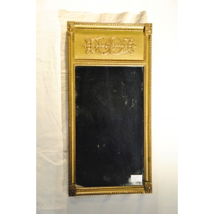  Miroir Empire en bois doré sur  Moinat SA  - Antiquités décoration