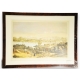 Gravure "Vue générale de Genève"