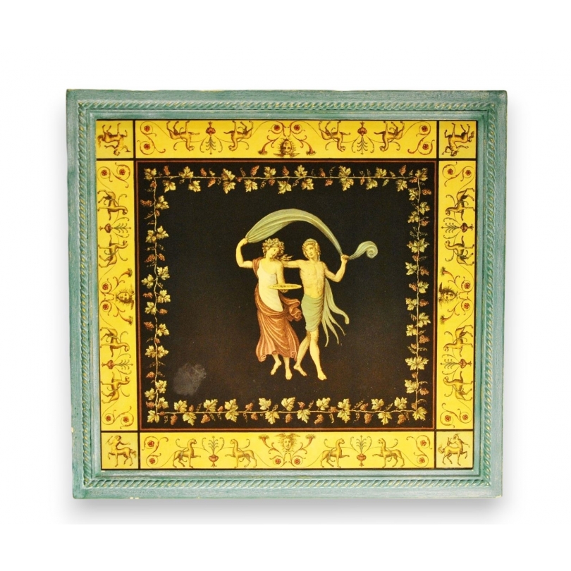 Coloured Neoclassical engraving ‘Dance’ by Moinat SA – Antiques and decorative items – Engravings, lithographs