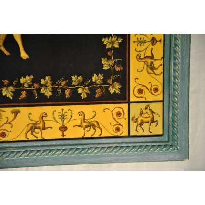 Coloured Neoclassical engraving ‘Dance’ by Moinat SA – Antiques and decorative items – Engravings, lithographs