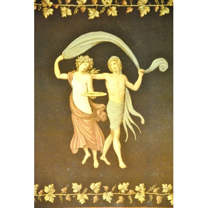 Coloured Neoclassical engraving ‘Dance’ by Moinat SA – Antiques and decorative items – Engravings, lithographs